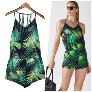 Fabletics | Women | Dash Rainforest Print Lightweight Romper | Size Small